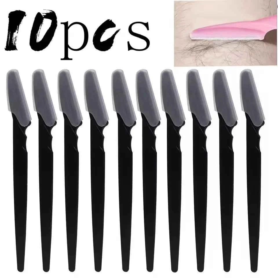 Eyebrow Trimmer Makeup Beauty Tools Safe Eye Brow Razor Face Body Hair Removal Shaver Blades Woman Eyebrows Shaping Knife