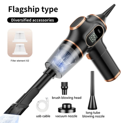Wireless Mini Car Vacuum Cleaner High Power for Home Office & Sofa