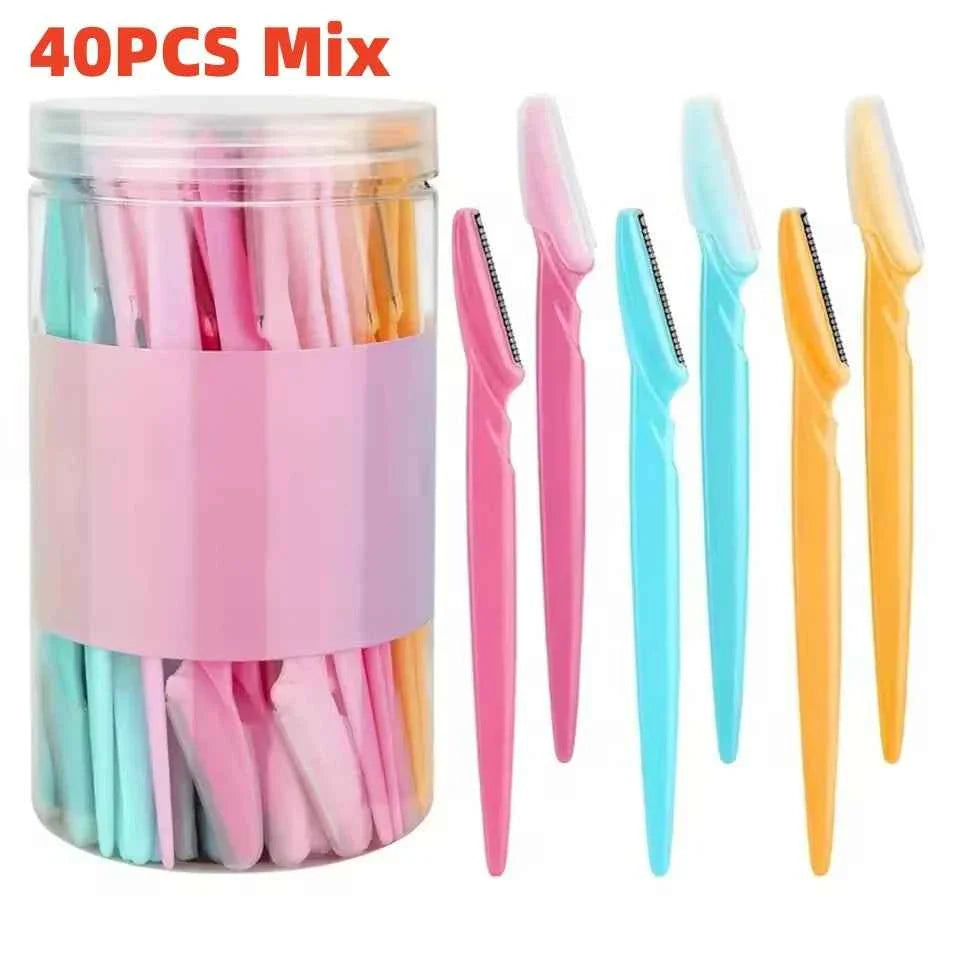 Eyebrow Trimmer Makeup Beauty Tools Safe Eye Brow Razor Face Body Hair Removal Shaver Blades Woman Eyebrows Shaping Knife