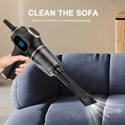 Wireless Mini Car Vacuum Cleaner High Power for Home Office & Sofa