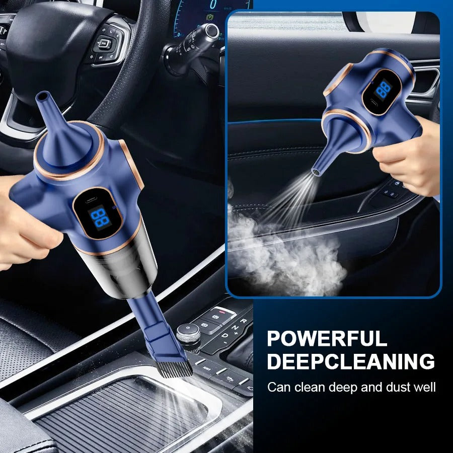 Wireless Mini Car Vacuum Cleaner High Power for Home Office & Sofa