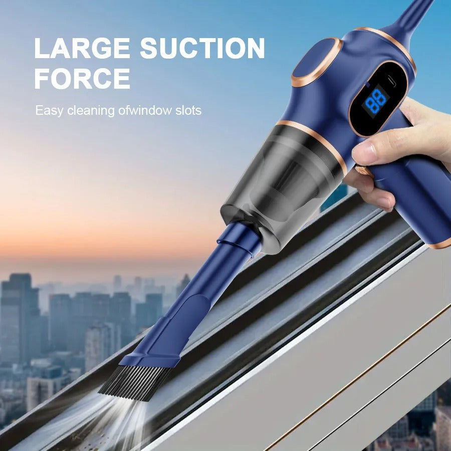 Wireless Mini Car Vacuum Cleaner High Power for Home Office & Sofa